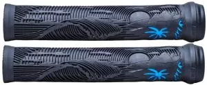 ODI Hucker Signature Flangeless Grips Black Blue