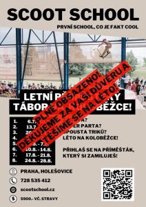 Letní příměstský tábor Scoot School 2026