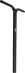 Stūre Lucky HEX Alu Black