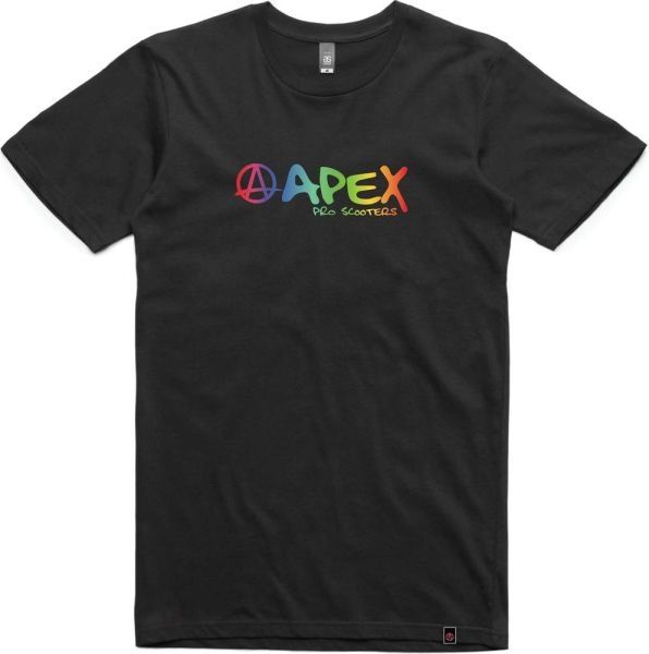 T krekls Apex Rainbow Black