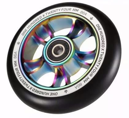 Ritenis Blunt 10 Spokes 100 Oil Slick Black