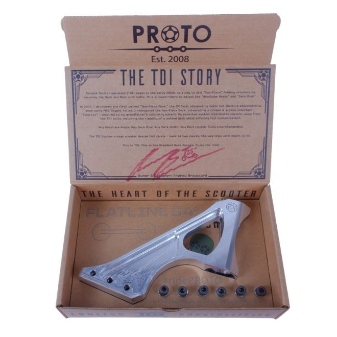 Proto Flatline Nex Pro scooter Neck Raw 84°