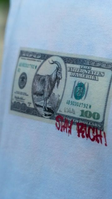 T krekls RICH Dollar Goat