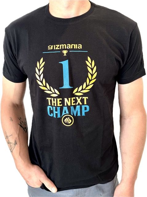 T krekls Gizmania THE NEXT CHAMP