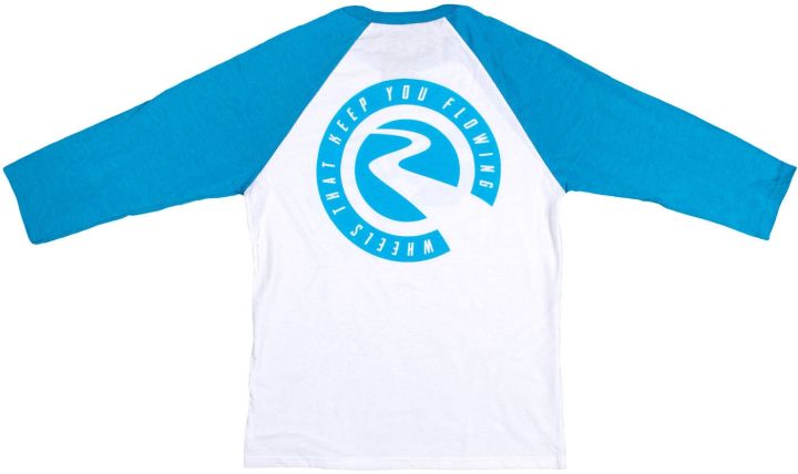 T krekls River Classic Logo 3/4 Sleeve White