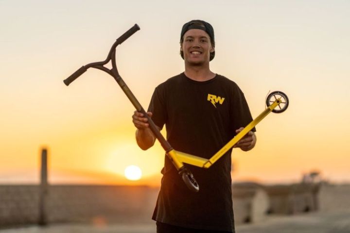 Triku skrejriteņis Nitro Circus RW JUNIOR REPLICA Gold Black